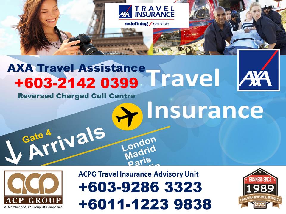 Axa travel insurance